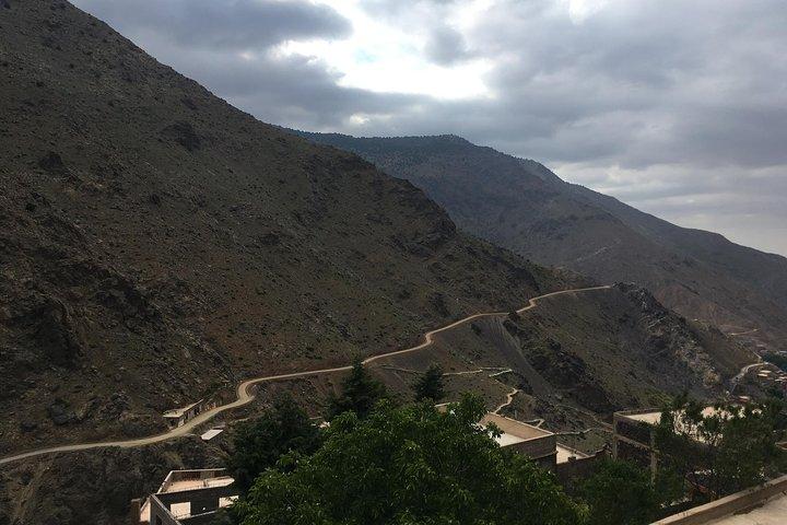 From Marrakech: Biking Day trip Atlas Mountain & Berber villages