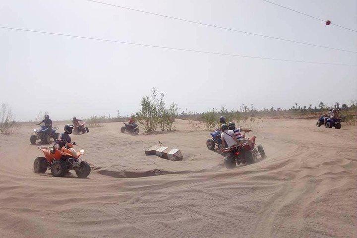 Excursion en quad à Marrakech dans la palmeraie du désert de marrakech