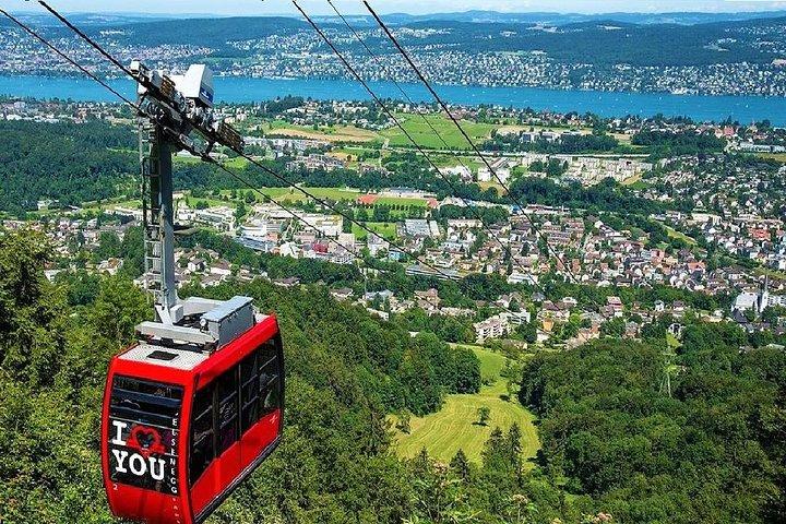1 in 3：チューリッヒウォーキングツアー - 湖畔クルーズ - ケーブルカーでFelseneggへ