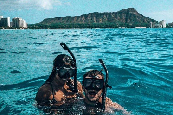 Waikiki : Turtle Canyon Noon Snorkel & Sail from Beach | Oahu