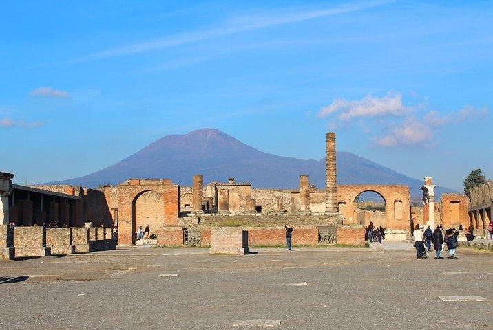 Sitio arqueológico de Pompeya sin colas con guía privado