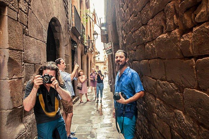 Privat fotografi-vandretur med en lokal