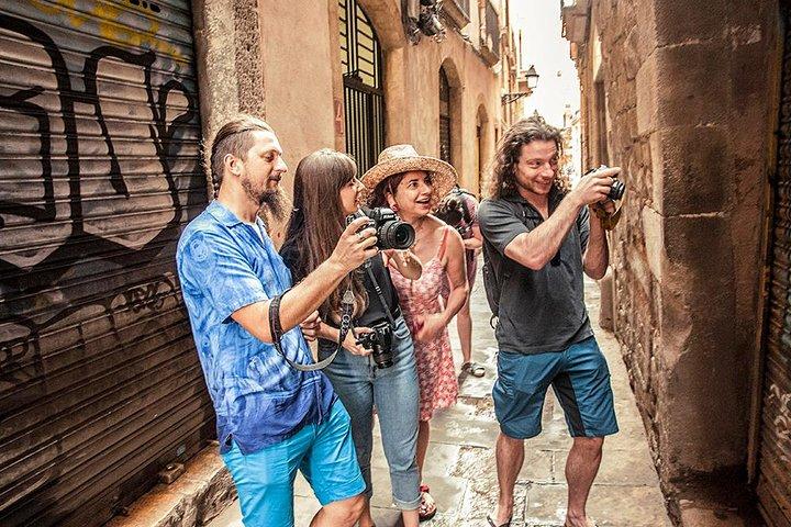 Privat fotografi-vandretur med en lokal