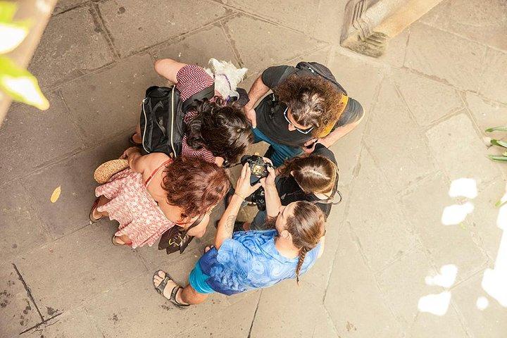 Privat fotografi-vandretur med en lokal