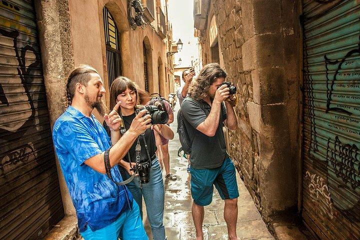 Privat fotografi-vandretur med en lokal