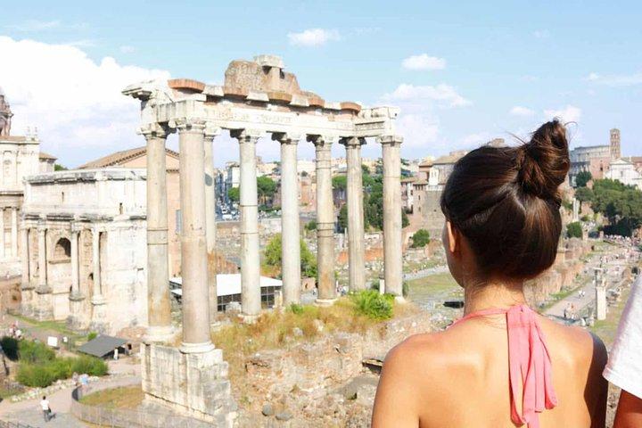 Colosseum med arenan, Forum Romanum och Palatine Hill tour