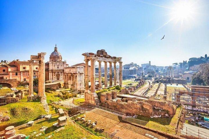 Colosseum med arenan, Forum Romanum och Palatine Hill tour