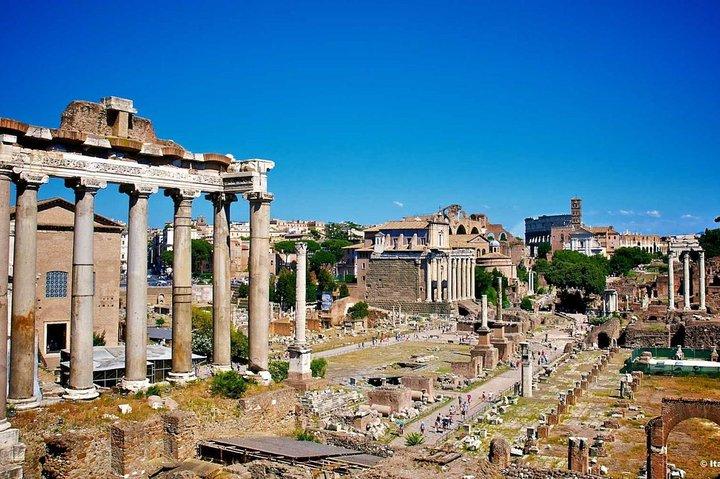 Colosseum med arenan, Forum Romanum och Palatine Hill tour