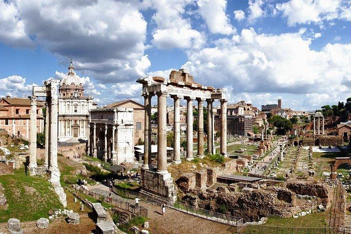 Colosseum med arenan, Forum Romanum och Palatine Hill tour