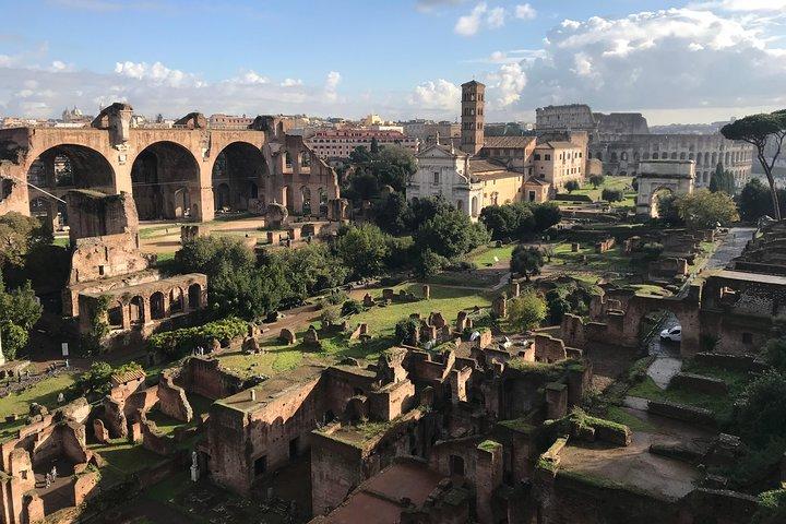 Tour a pie por el Coliseo, el Foro Romano y la Colina Palatina