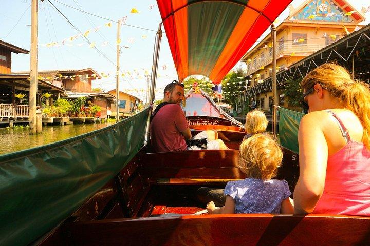 Explore Bangkok en bicicleta y barco con almuerzo