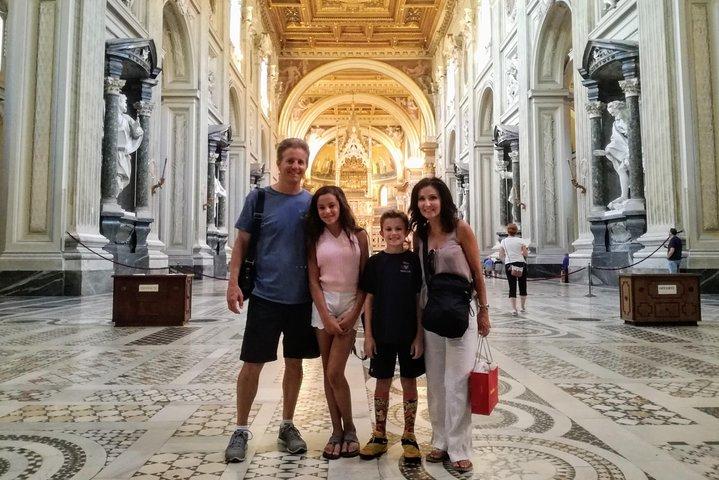 Rom Rundgang durch die heiligen Stätten: Basilika des Heiligen Kreuzes in Jerusalem, San Giovanni in Laterano und Scala Santa