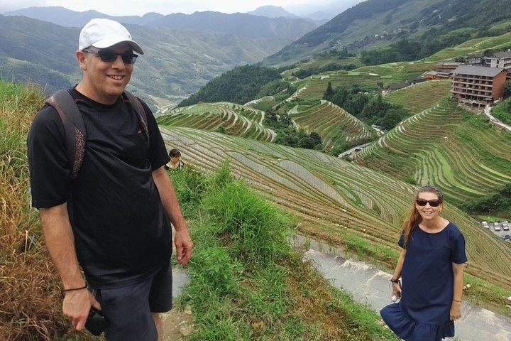 Tour di 1 giorno delle terrazze di riso Longji dall'aeroporto / stazione ferroviaria di Guilin
