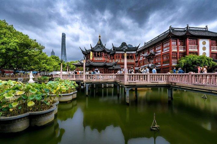 Recorrido de medio día por la ciudad de Shanghái/experiencia especial en Yuyuan/el Bund