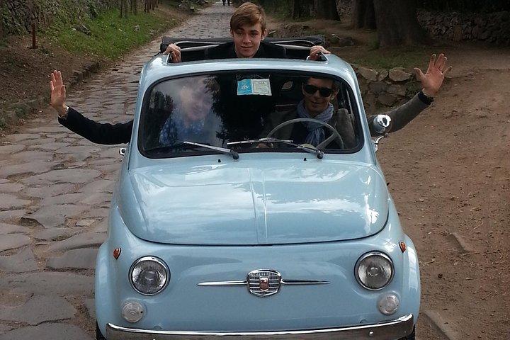 Noleggio di una Fiat 500 classica a Roma