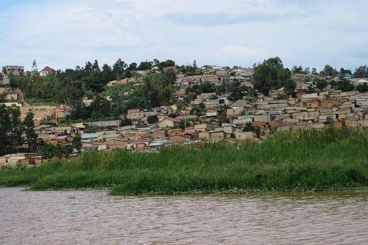 KIGALI stadsrundtur. RWANDA