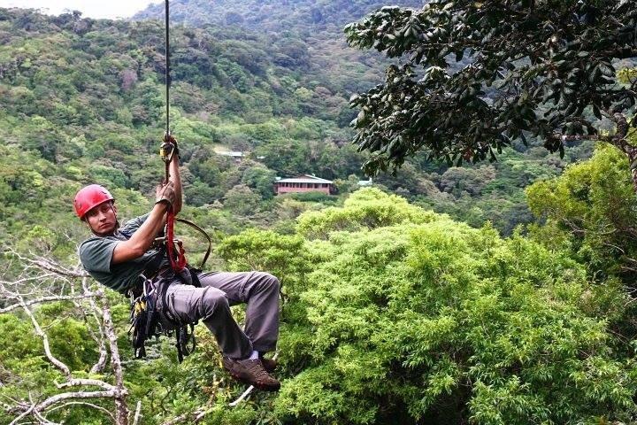 Tour por el Canopy original Monteverde, Tirolesa