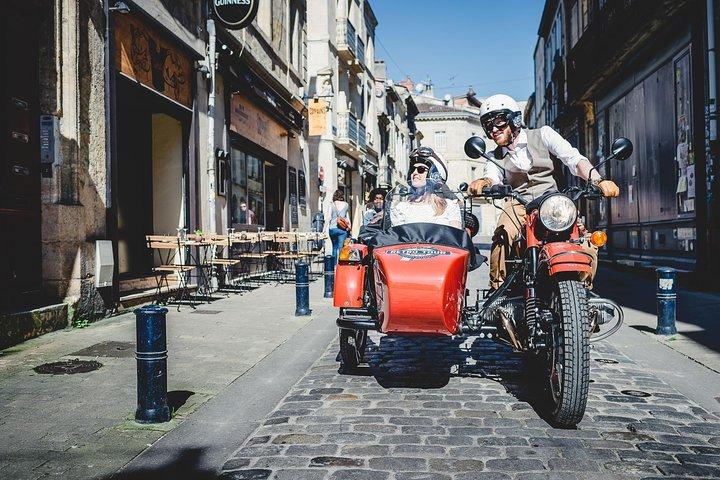 Tour Privado de Bordeaux em um Sidecar 1h30