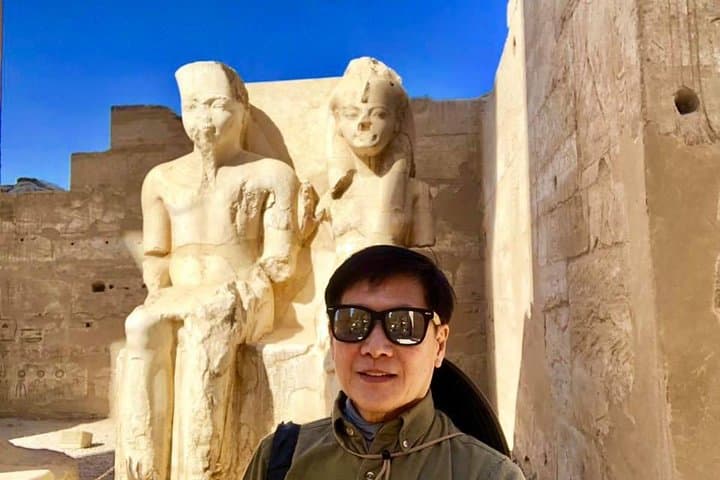 East bank Luxor and Karnak temple from Luxor hotels or Nile cruise with Lunch