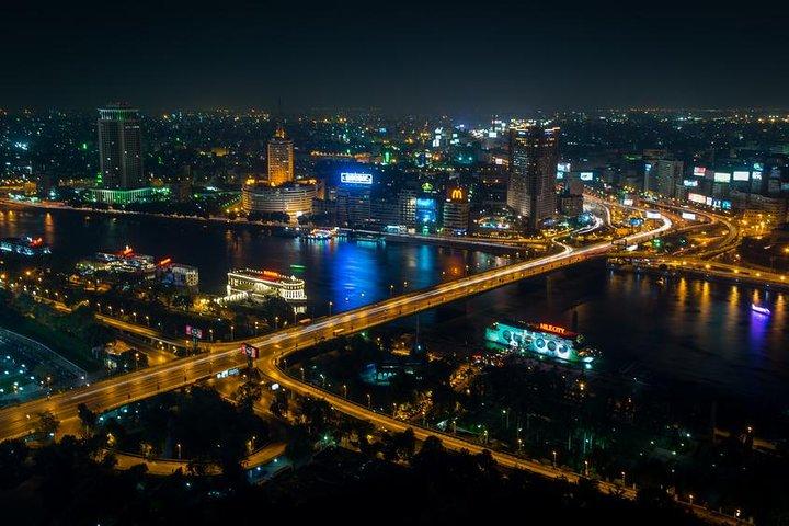 Tour privado nocturno guiado de El Cairo