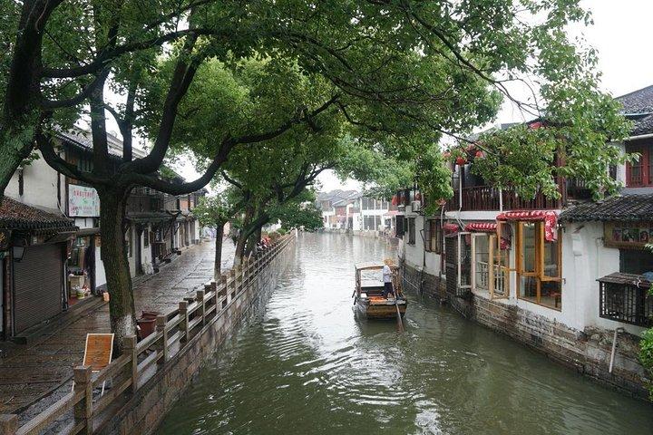 Visite privée d'une journée à Shanghai Zhujiajiao Water Town, Nanjing Road et le Bund