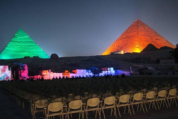 Pirâmides de Gizé Sound and Light Show do Cairo