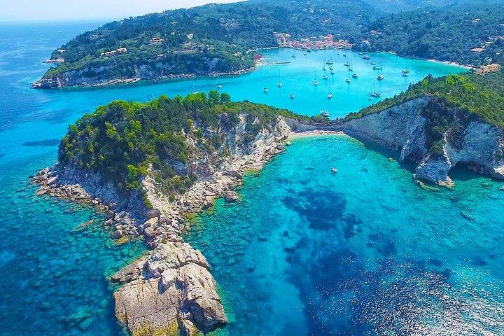 Excursion d'une journée aux grottes bleues de Paxos et à Antipaxos au départ de Corfou