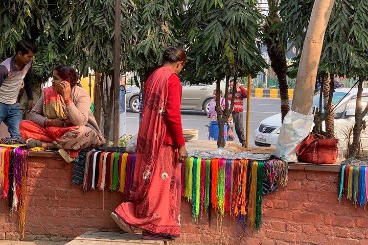 Excursion privée à Delhi : temple du Lotus, Qutub Minar et Dilli Haat