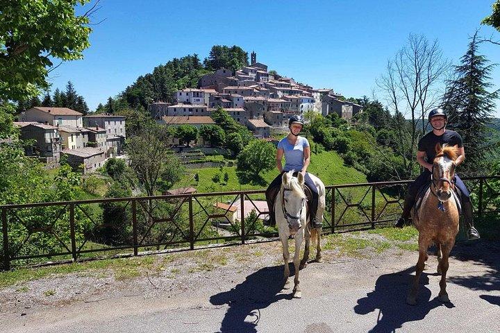 Balade à cheval d’une demi-journée en Toscane