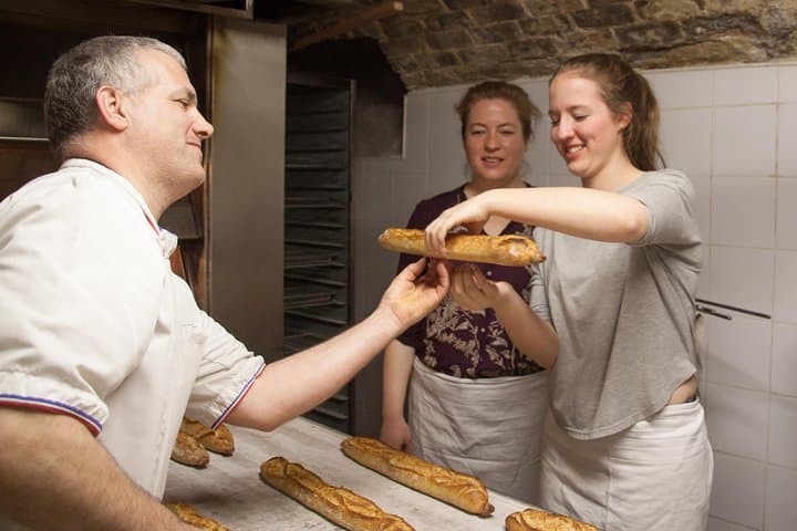 Paris French Baking Class Baguettes and Croissants in a Bakery