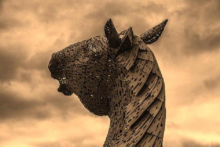 Kelpies und Falkirk Wheel Private Tour für 1 - 4 Personen aus Glasgow