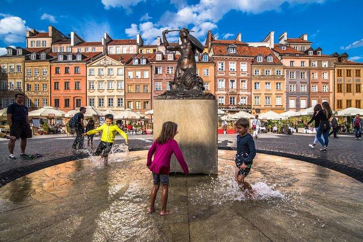 Warszawa Layover City Tour i bil med afhentning i lufthavnen