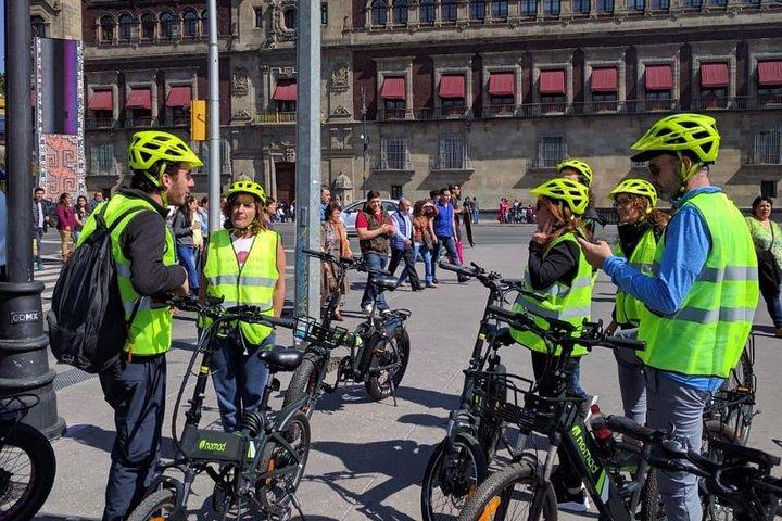 Mexico City höjdpunkter E-cykeltur med matstopp