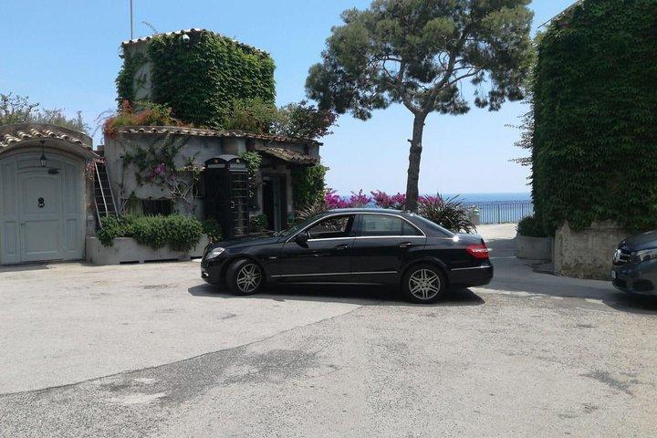 Privat transfer: Sorrento till Naples Hotel, flygplats, tågstation