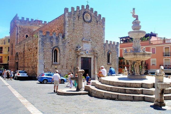 Vanuit Syracuse : Privétour Taormina en Castelmola met lunch