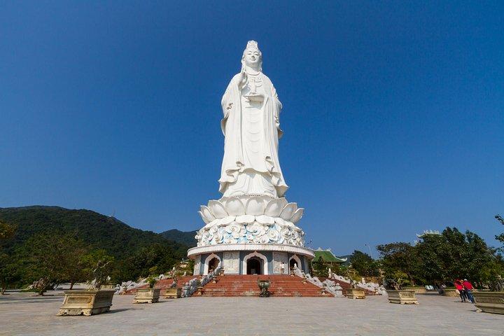 Prachtige Linh Ung-pagode - Marble Mountain - Hoi An-tour vanuit Da Nang