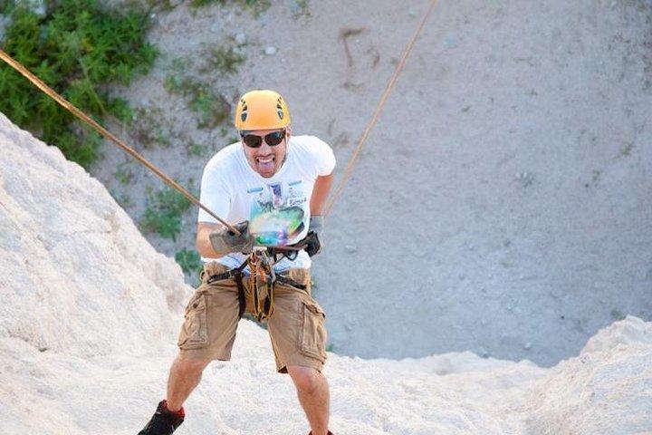 Zipline e discesa in corda doppia a Costa Azul
