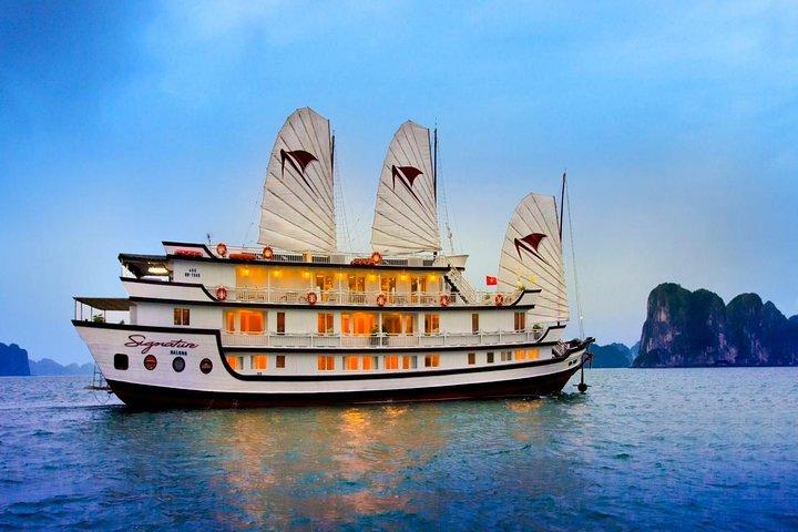 Halong Bay 3 dagar - 2 nätter med Signature Royal Cruise 5 Star