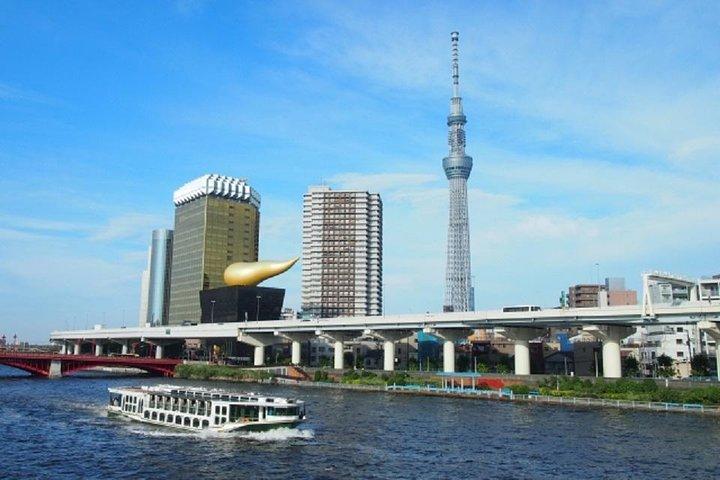 水上バスでのプライベート東京カスタムウォーキングツアー