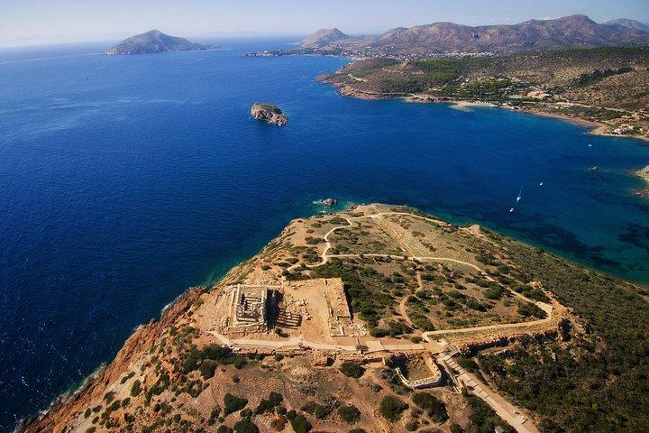 Cape Sounio Temple de Poséidon et Natation Journée complète Visite privée