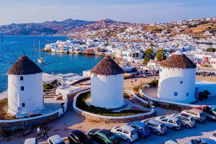 Mykonos By og Island Half-Day Tour