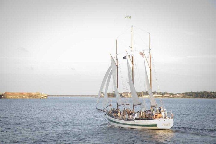 Nachmittag Schoner Sightseeing Dolphin Cruise auf Charleston Harbour
