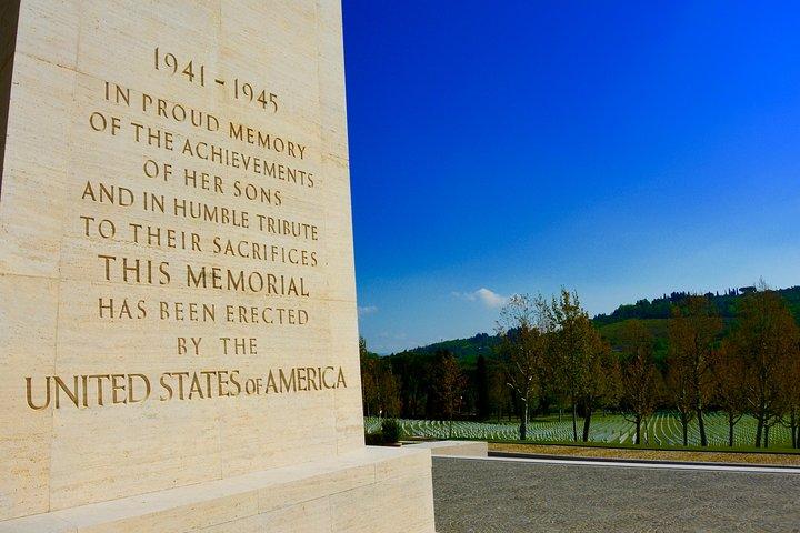 Privé Toscane-excursie. Florence American Cemetery, Greve in Chianti, Winery