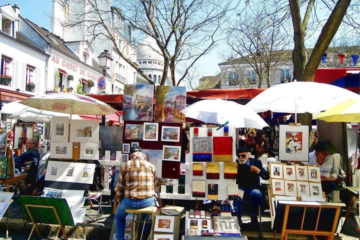 Parijs Montmartre en Sacre Coeur Semi-privétour 12ppl Max.