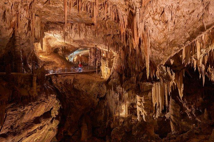 Caverna Postojna e Castelo Predjama de Trieste