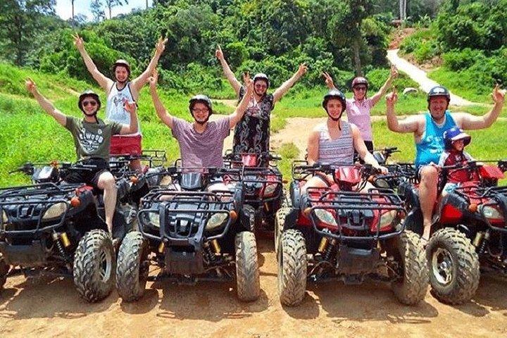 最高の ATV バイクとジップライン アドベンチャー (送迎付き)