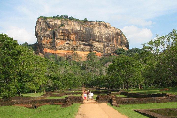 Sigiriya Rock och Dambulla Cave Temples from Negombo (All inclusive day tour)