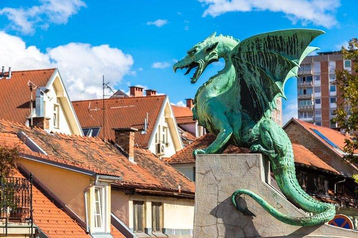 Private Stadtrundfahrt durch Ljubljana ab Bled