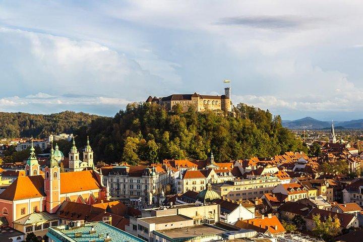 Private Stadtrundfahrt durch Ljubljana ab Bled