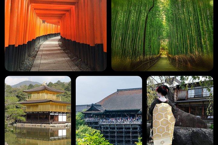 5 points forts de Kyoto Excursion à vélo d'une journée (option vélo électrique)